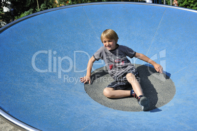 Auf dem Spielplatz.