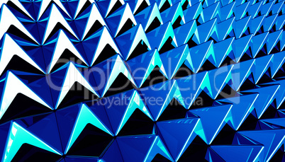 Pyramiden Hintergrund Matrix Blau Cyan