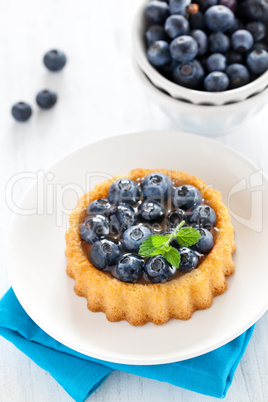 Törtchen mit Heidelbeeren / cake with bilberries