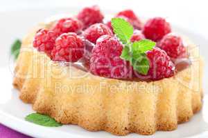 leckeres Himbeertörtchen / delicious raspberry cake