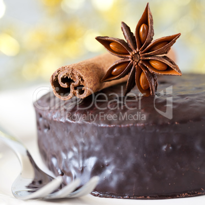 frischer Schokoladenkuchen / fresh chocolate cake