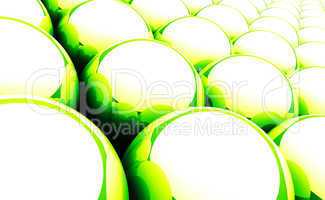 Green reflection balls background 05