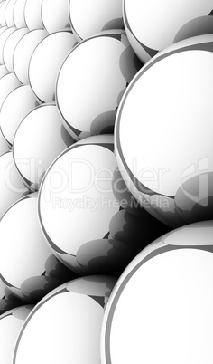 Silver reflection balls background 11