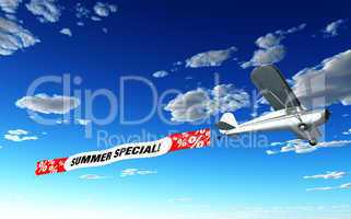 Flugzeug Banner - Summer Special!