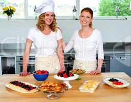 Professional chefs in commercial kitchen