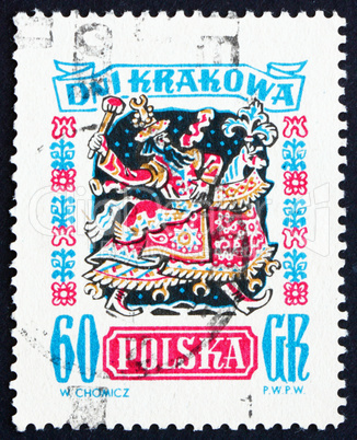 Postage stamp Poland 1955 Laikonik, Carnival Costume
