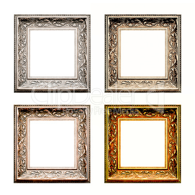 old antique frame set