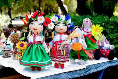 Ukrainian Cossack toy dolls