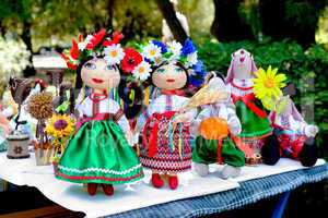 Ukrainian Cossack toy dolls