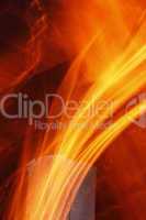 Abstract flame texture