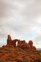 scenic view at arches nationally park utah usa