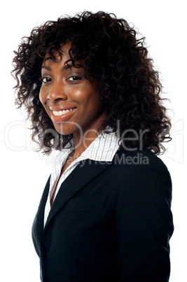 Closeup portrait of african businesswoman