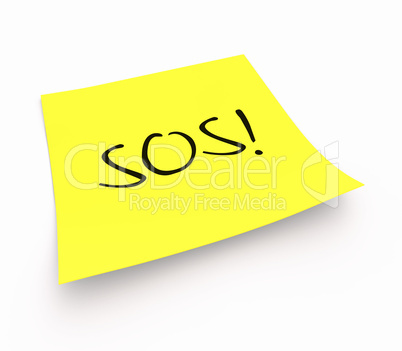 Notizzettel - SOS!