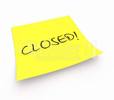 Notizzettel - CLOSED!