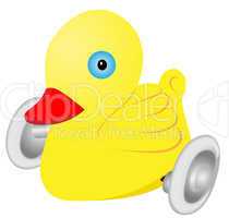 Children's toy duckling
