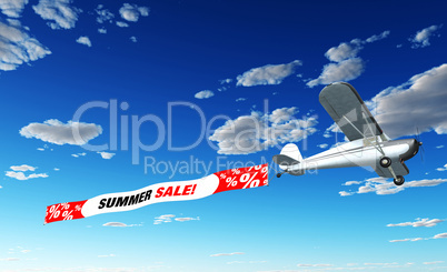 Flugzeug Banner - Summer Sale!