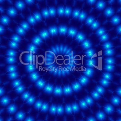 Lichtkreis - Mandala Blau