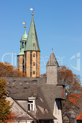 Altstadt von Goslar, Großes Heiliges Kreuz und Türme der Marktkirche