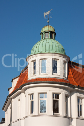 Bäderarchitektur im Ostseebad Binz auf Rügen