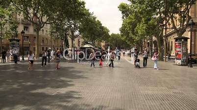 Einkaufsstrasse in Barcelona