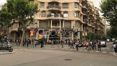 Casa Milà von Gaudi (la Pedrera)