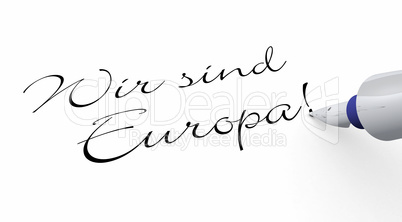 Stift Konzept - Wir sind Europa!