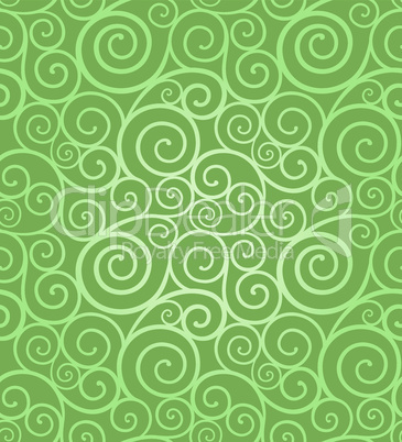 Elegant swirl seamless composition