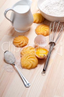 making baking cookies