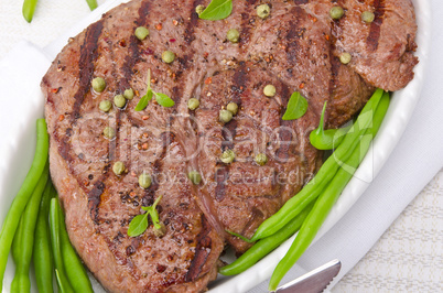 Grilled Steak. Barbecue