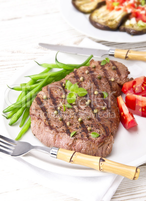 Grilled Steak. Barbecue