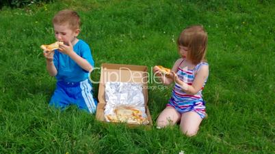 Picnic on the grass.