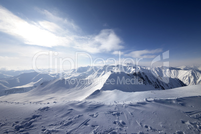 Snowy mountains