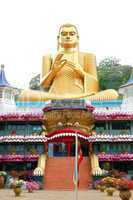 DAMBULLA - OCTOBER 15: The Golden Temple Dambulla. October 15, 2