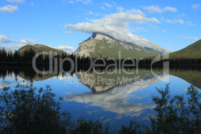 Mount Rundle and Vermilion Lakes