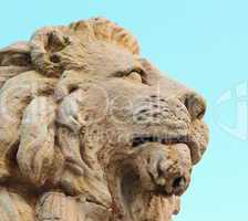 Lion statue at Park de la Grange, Geneva, Switzerland