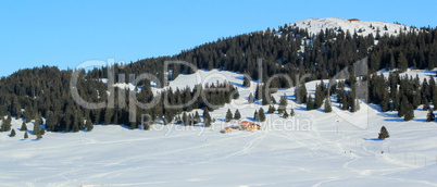 Jura mountain by winter, Switzerland