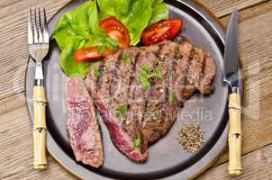 Grilled Steak. Barbecue