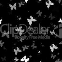 Seamless background with pattern of butterfly