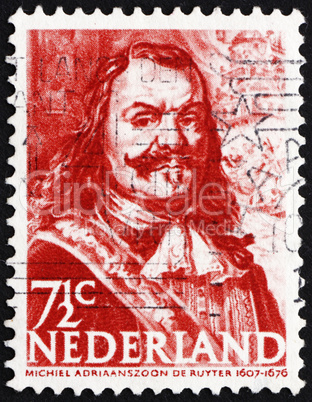 Postage stamp Netherlands 1943 Michiel de Ruyter, Dutch Admiral