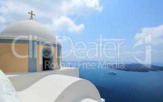 Greek orthodox church in Santorini island, Greece