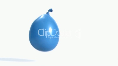 Balloon of water rebounding in super slow motion