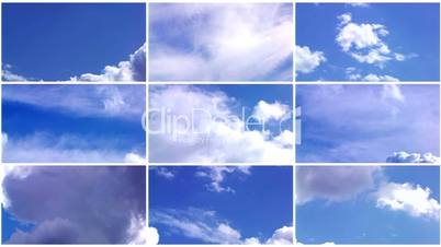 Clouds collage
