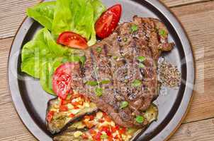 Grilled Steak. Barbecue