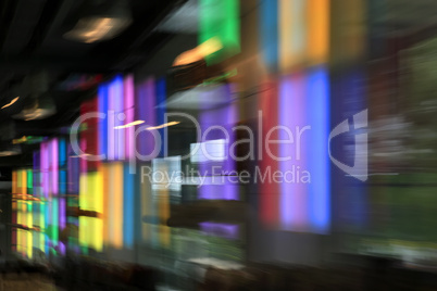 colorful motion blur