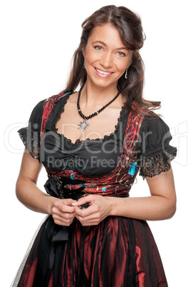 Frau in einer Tracht