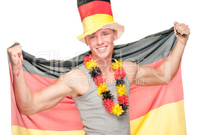 Deutscher Fußballfan