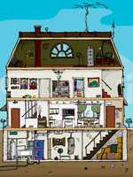 Old House Cross Section