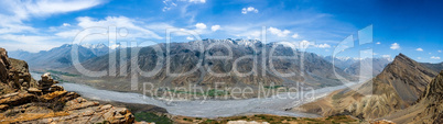 Spiti Valley panorama