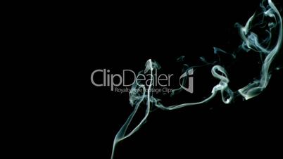 Plume of cigarette in super slow motion