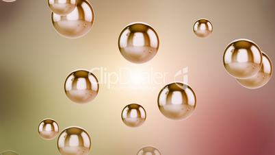 Golden bubble balls